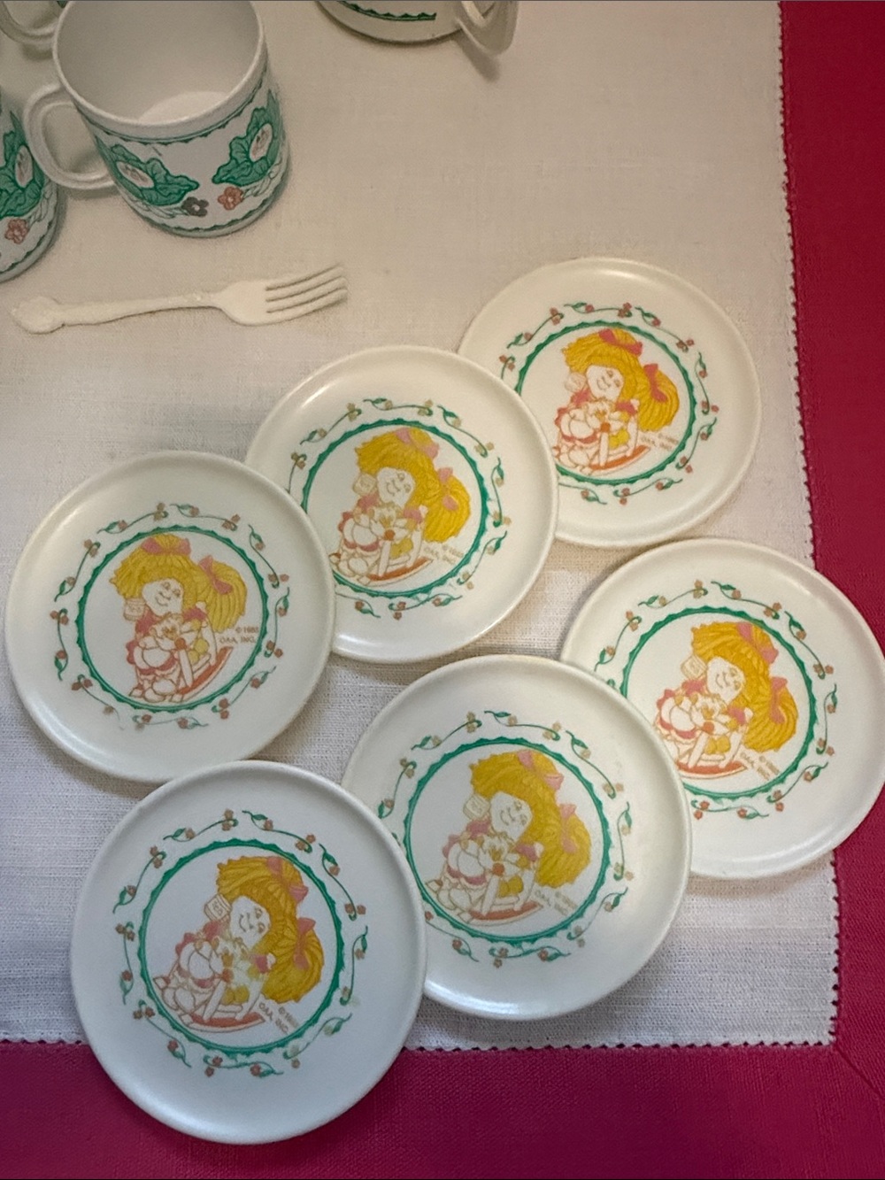 Vintage 1983 Cabbage Patch Kids Tea Set - Picture 8 of 10